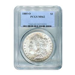 1885-O $1 Morgan Silver Dollar - PCGS MS62