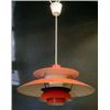 Image 1 : KRISTALLKRONOR & ARMATURER, TAKARMATUR, PH5, LOUIS POULSEN, DESIGN PAUL HENNINGSEN, DANMARK, RÖDA…