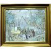 PAINTINGS & SCULPTURES, RAGNAR PERSON 1905-93, OLJEMÅLNING, FIGURER I SOMMARLANDSKAP, 50X60, SIGN…