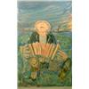 Image 1 : PAINTINGS & SCULPTURES, RAGNAR PERSON 1950-93, FÄRGLITOGRAFI, DRAGSPELARE, 72X47, SIGN. HCVI/XXV…