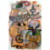 PAINTINGS & SCULPTURES, THEO TOBIASSE 1927-, FÄRGLITOGRAFI, LUMIERE  POUR ATTEDRE DEBORAH, 105X70…
