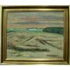 PAINTINGS & SCULPTURES, GIDEON BÖRJE 1841-1965, OLJEMÅLNING, VÅRLANDSKAP MED HUS, 53X65, SIGN.…