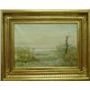 PAINTINGS & SCULPTURES, ROBERT HÖGFELDT 1894-1986, OLJEMÅLNING, VÅRLANDSKAP VID SJÖ, 35X57, SIGN.…