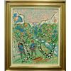 PAINTINGS & SCULPTURES, UNO WALLMAN 1913-, OLJEMÅLNING, LAPPAR I FJÄLLANDSKAP, 50X61, SIGN.…