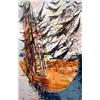 PAINTINGS & SCULPTURES, RAGNAR JOHANSSON 1913-1997, OLJEMÅLNING, LYRISK KOMPOSITION, 145X100, BOK…