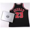 Image 2 : Michael Jordan Signed Mitchell & Ness Authentic Bulls Jersey (UDA COA)
