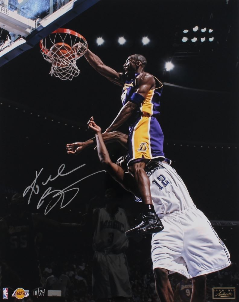 Kobe Bryant Signed Limited Edition "Posterize" 16x20 Photo (Panini COA)