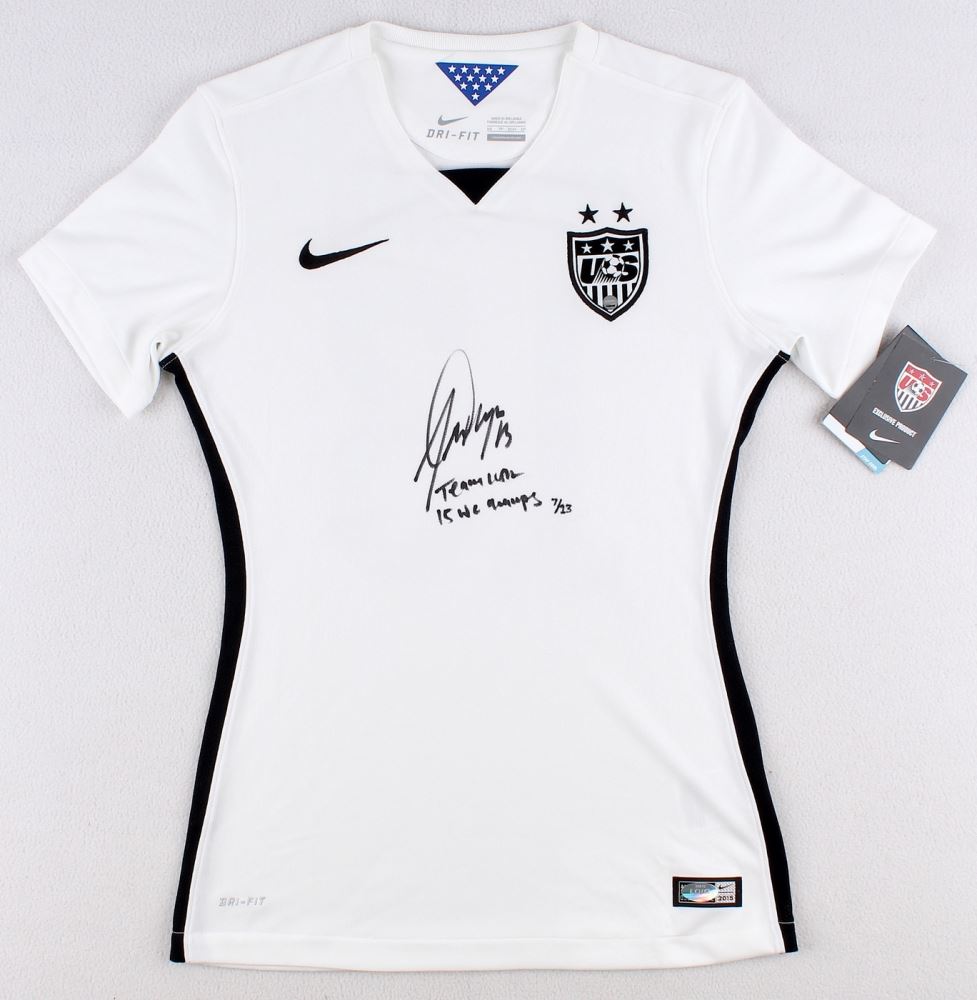 alex morgan autographed jersey