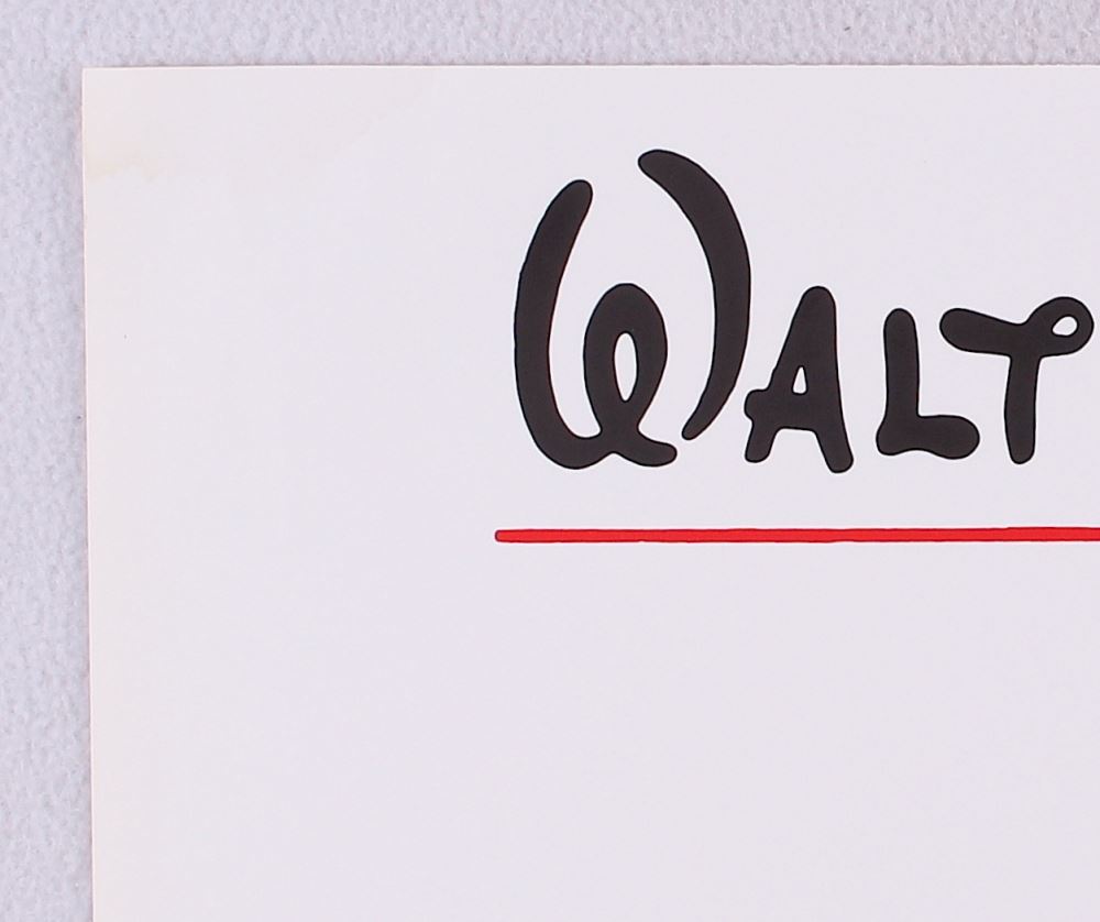 Walt Disney Mickey Mouse The Art of Walt Disney 1973 22x33 A Special