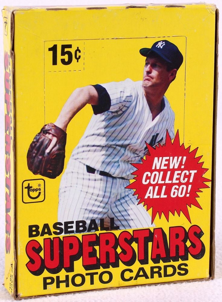 1980 Topps SuperStars Box of (48) Baseball Photo Cards