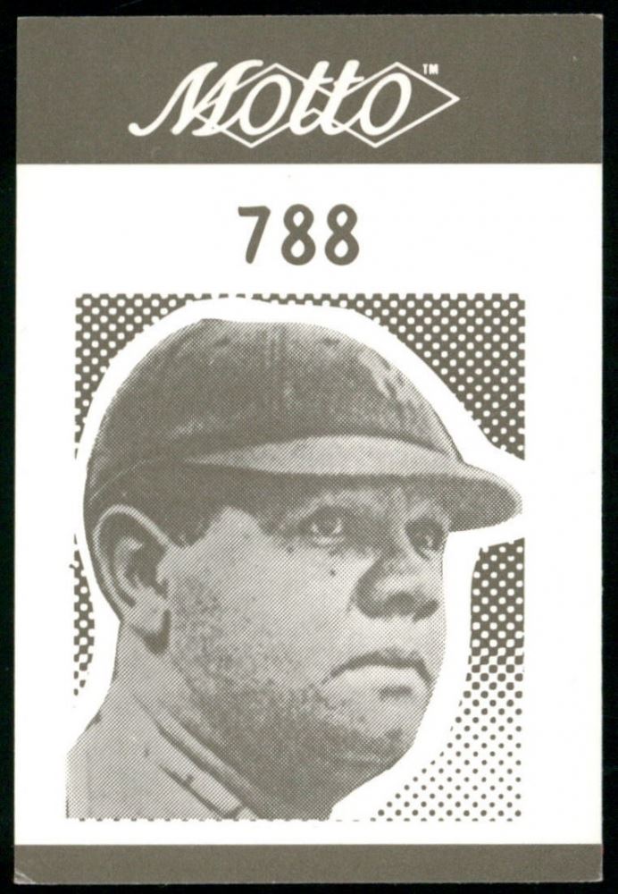 Babe Ruth 1987 Motto Trivia Card #788