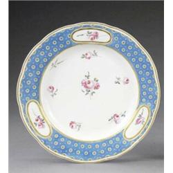 A Derby 'Duke of Northumberland service' shaped circular plate, - A Derby 'Duke of Northumberlan...