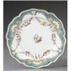 Image 1 : A Derby shaped edge plate, - A Derby shaped edge plate, painted to the centre, in the manner of...