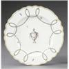 Image 1 : A Derby shaped circular plate, - A Derby shaped circular plate, the centre painted in grey monoc...