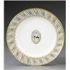 Image 1 : A Derby armorial plate, - A Derby armorial plate, enamelled and gilt to the centre with an oval...