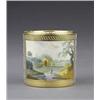 Image 1 : A Derby 'named view' coffee can, - A Derby 'named view' coffee can, pattern 401, the large squar...