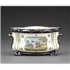 Image 1 : A good Derby bough pot and cover, - A good Derby bough pot and cover, of bombe form, the central...