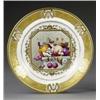 Image 1 : A Derby dessert plate, - A Derby dessert plate, attributed to Thomas Steel, well painted to the...