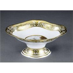 A Derby 'named view' dessert stand, - A Derby 'named view' dessert stand, from the same service,...