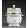 Image 1 : A Derby 'Thynne' pattern ice pail, liner and cover, - A Derby 'Thynne' pattern ice pail, liner a...