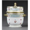 Image 1 : The companion Derby 'Thynne' pattern ice pail, liner and cover, - The companion Derby 'Thynne' p...