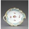 Image 1 : A Derby 'Thynne' pattern leaf shaped dessert dish, - A Derby 'Thynne' pattern leaf shaped desser...