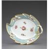 Image 1 : A Derby 'Thynne' pattern leaf shaped dessert dish, - A Derby 'Thynne' pattern leaf shaped desser...