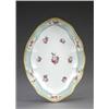 Image 1 : A Derby 'Thynne' pattern shaped oval fluted dish, - A Derby 'Thynne' pattern shaped oval fluted...