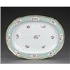 Image 1 : A Derby 'Thynne' pattern rounded rectangular ashet, - A Derby 'Thynne' pattern rounded rectangul...
