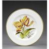 Image 1 : A Derby plate, - A Derby plate, attributed to William 'Quaker' Pegg, painted to the well with tw...