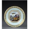 Image 1 : A Derby bleu celeste plate, - A Derby bleu celeste plate, from the same service, attributed to R...
