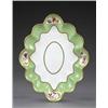 Image 1 : A Derby shaped oval dessert dish, - A Derby shaped oval dessert dish, with gilt oval to centre,...