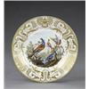 A Derby dessert plate, - A Derby dessert plate, from the same service, colourfully painted, prob...