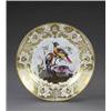 Image 1 : A Derby dessert plate, - A Derby dessert plate, from the same service, colourfully painted, prob...