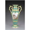 Image 1 : A Bloor Derby 'named view' Long Tom vase, - A Bloor Derby 'named view' Long Tom vase, with spool...