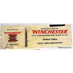 500 RNDS WINCHESTER 22LR IN WOODEN BOX