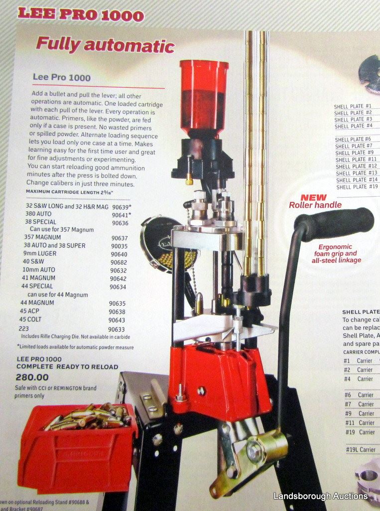 LEE PRO 1000 PROGRESSIVE PRESS - Landsborough Auctions