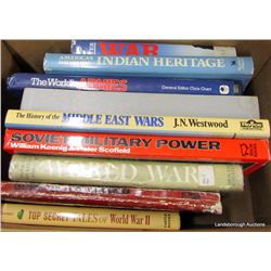 BOX LOT MILITARY HISTORY BOOKS