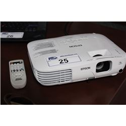 EPSON EX3200 HOME THEATER PROJECTOR, LOW HOURS