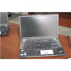 IBM THINK PAD I5 NOTEBOOK COMPUTER MODEL T510 NO POWER SUPPLY NO HARD DRIVE