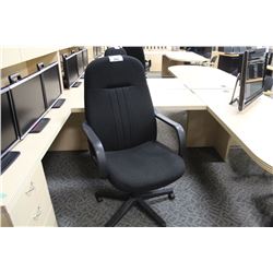 BLACK FABRIC HIGH BACK EXECUTIVE CHAIR