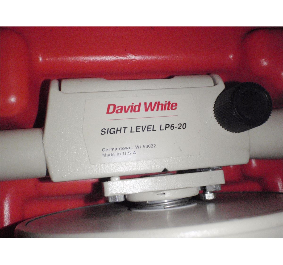 Sight Level David White Sight Level, LP6-20 With Stand - BTM Industrial