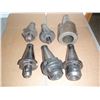 Image 2 : Lot of (6) NMTB50 / CAT 50 End Mill Holders
