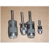 Image 2 : Lot of 4 Rohm/Albrecht Keyless Drill Chucks