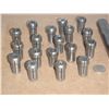 Image 3 : Lot of (18)  Collets With Collet Chuck
