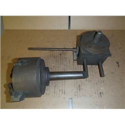 4.5" Cushman 4 Jaw Chuck With Tapered Shaft