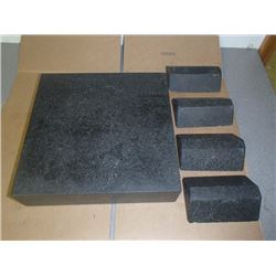 12" x 12" MHC Granite Table with additional granite pieces