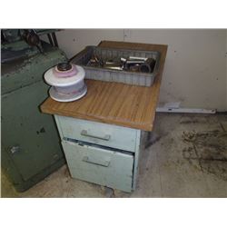 2 Drawer Cabinet With Contents