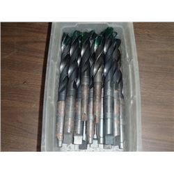 Lot of 7/8 Sharpened Morse Taper Drill Bits