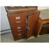 Image 1 : Three Drawer File Cabinet with cupboard